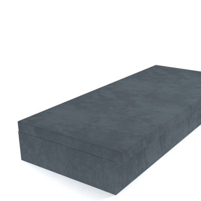 Váľanda šedá 195 × 85 cm molitanová