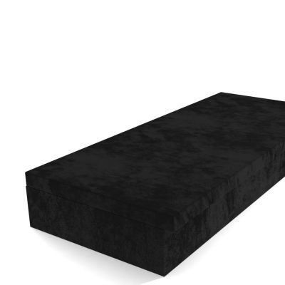 Váľanda čierna 195 × 85 cm molitanová