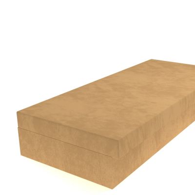 Váľanda béžová 200 × 90 cm pružinová