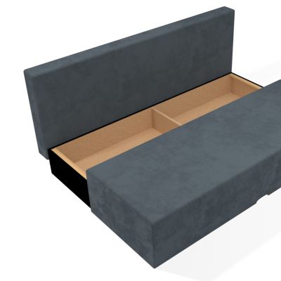 Rozkladacia pohovka Katarina šedá molitanová