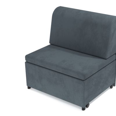 Rozkladacie kreslo šedé