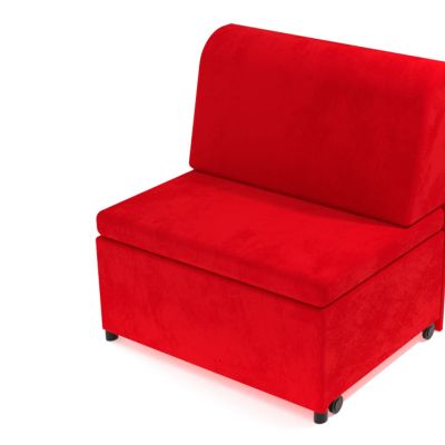 Rozkladacie kreslo červené