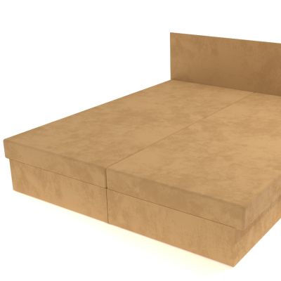 Dvojposteľ béžová 200 × 160 cm