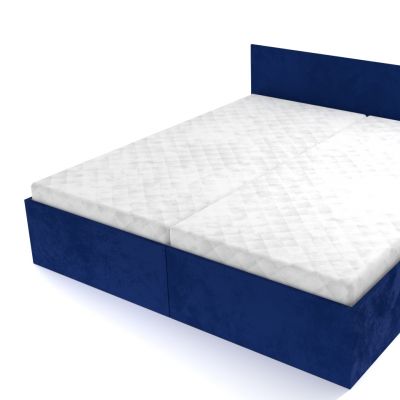 Dvojposteľ Eliška modrá s vloženým matracom