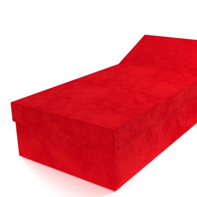 Posteľ Jarka červená polohovacia HR