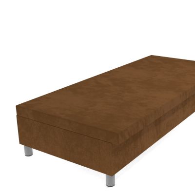 Váľanda hnedá 200 × 80 cm molitanová na nohách