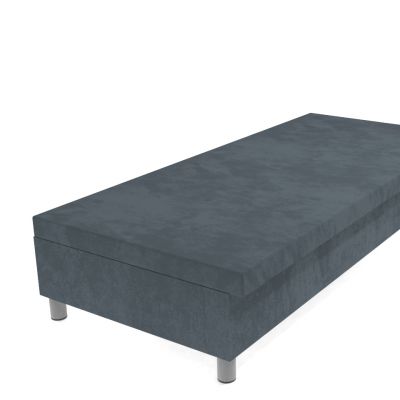 Váľanda šedá 195 × 85 cm molitanová na nohách