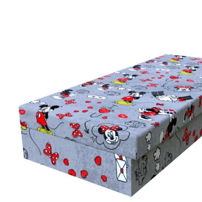 Váľanda Mickey červená 200 × 90 cm pružinová