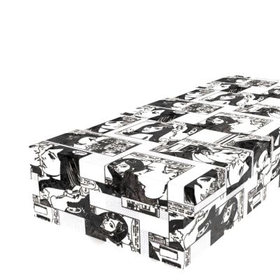 Váľanda Comix Black and White lamelová molitanová