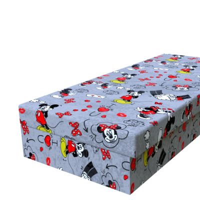 Váľanda Mickey červená lamelová molitanová