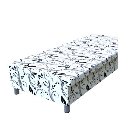 Váľanda Maka biela 200 × 80 cm molitanová na nohách