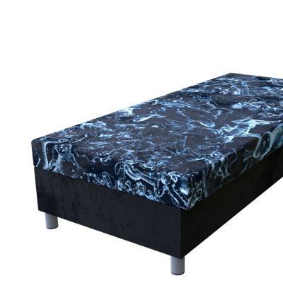 Váľanda Zodiac/čierna 195 × 85 cm pružinová na nohách