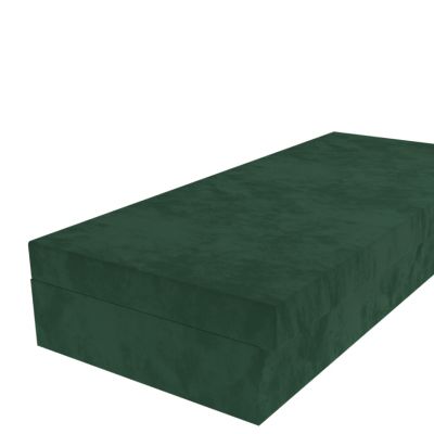 Váľanda tmavo zelená 200 × 90 cm pružinová