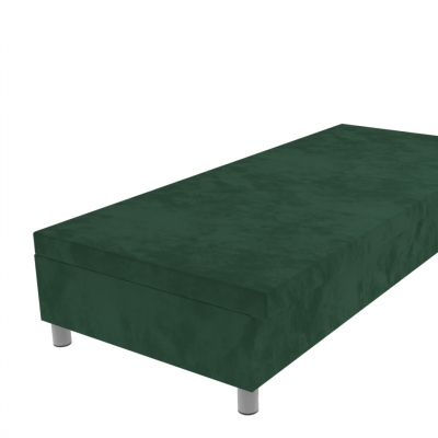 Váľanda tmavo zelená 200 × 90 cm molitanová na nohách