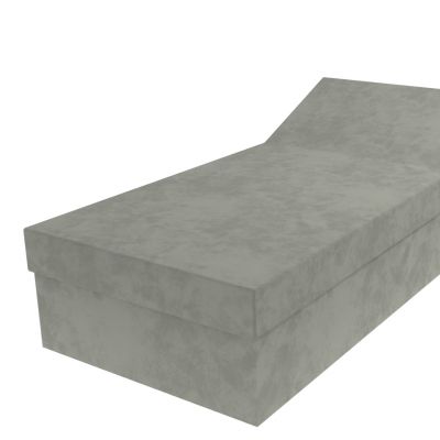 Posteľ Jarka svetlo šedá polohovacia HR