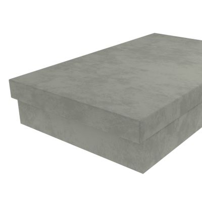 Posteľ Tina svetlo šedá 130 × 195 cm lamelová HR