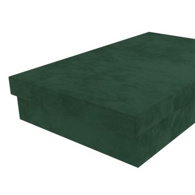 Posteľ Tina tmavo zelená 130 × 195 cm lamelová HR