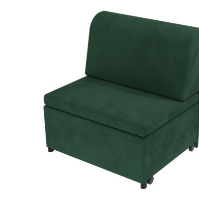 Rozkladacie kreslo tmavo zelená