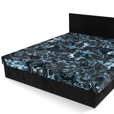 Dvojposteľ Zodiac/čierna 200 × 180 cm