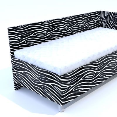 Váľanda Marta Zebra s úložným priestorom