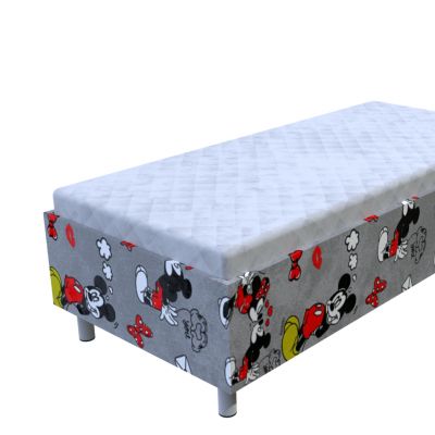 Váľanda Ema Mickey červená s úložným priestorom