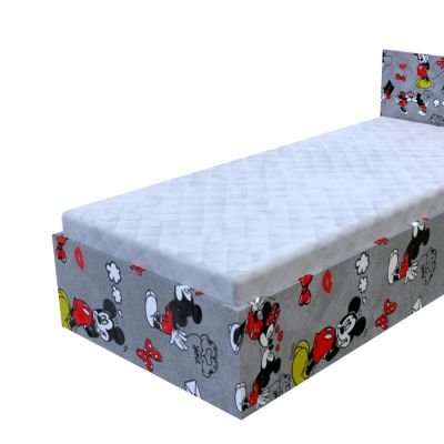 Váľanda Tereza Mickey červená s úložným priestorom