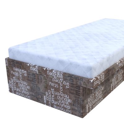 Váľanda Nikola Words hnedá s úložným priestorom