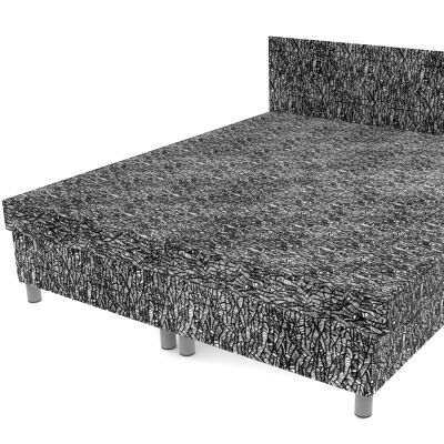 Dvojposteľ Campo 200 × 160 cm na nohách