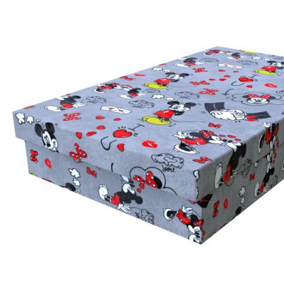 Posteľ Tina Mickey červená 130 × 195 cm lamelová HR