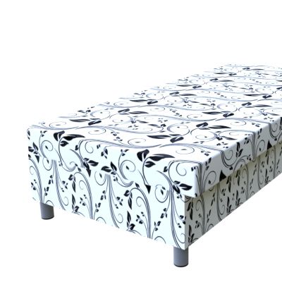 Válenda Maka biela lamelová molitanová na nohách