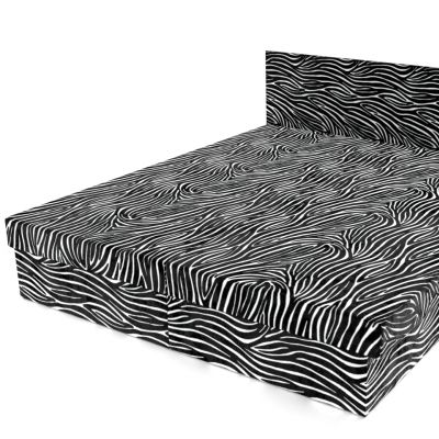 Dvojposteľ Zebra 195 × 170 cm lamelová