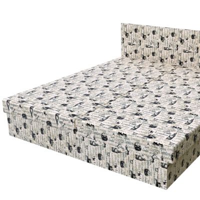 Dvojposteľ Londýn 200 × 180 cm lamelová