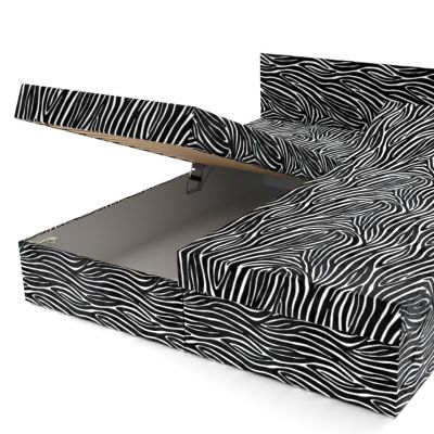 Dvojposteľ polohovacia Zebra 195 × 170 cm