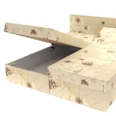 Dvojposteľ polohovacia Mapa 195 × 170 cm