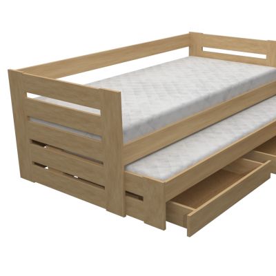 Drevená posteľ Lada 80 × 200 cm smrek